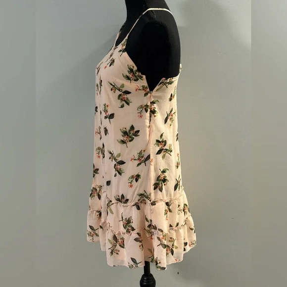 Abercrombie & Fitch pink Floral Babydoll dress. XS - Picture 2 of 9